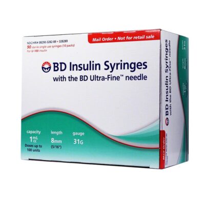 INSULIN SYRINGE 8MM
